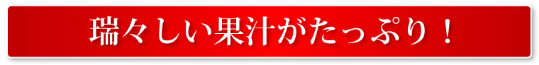 瑞々しい果汁たっぷり